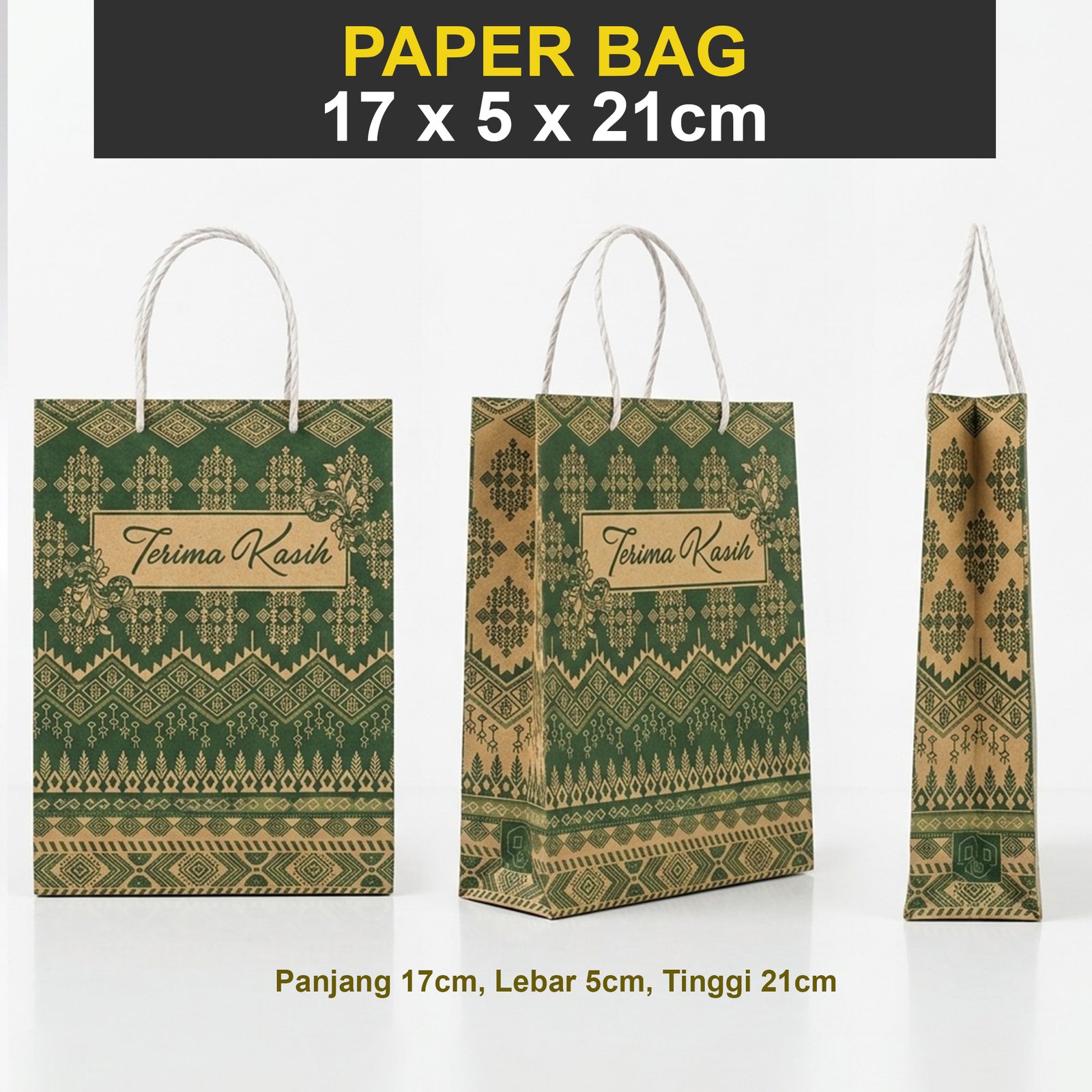 Paper Bag 17x5x21 cm